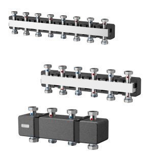 Распределительный коллектор Varmega V-Flow с термоизоляцией